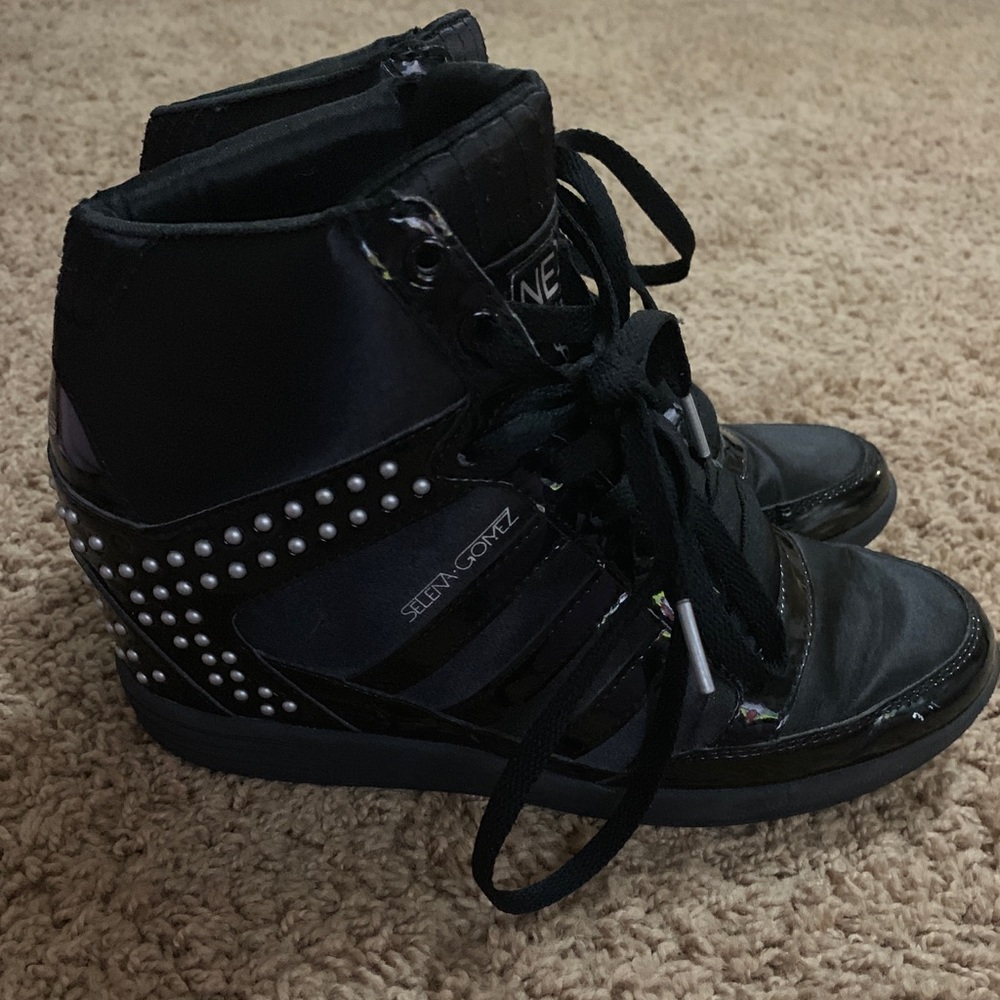 Adidas Selena Gomez NEO hidden wedge shoe